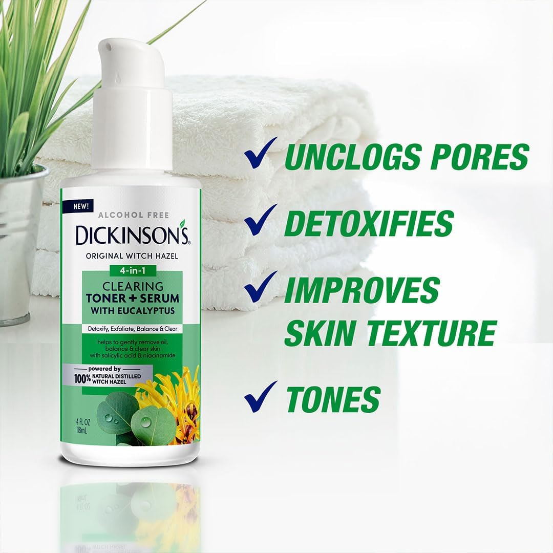 Close-up of product in hand for gentle application and pore refinement