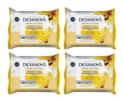 Dickinson's Witch Hazel cloths on the go offer quick cleansing for busy days.