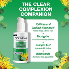 Dickinson's Witch Hazel with Eucalyptus adds refreshing aroma during routine