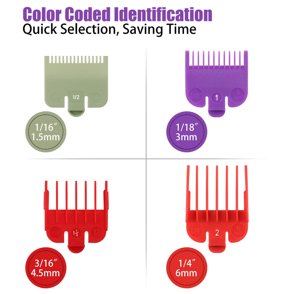 Dicuyeln clipper guards 1 pack ideal for short, clean buzz cuts.
