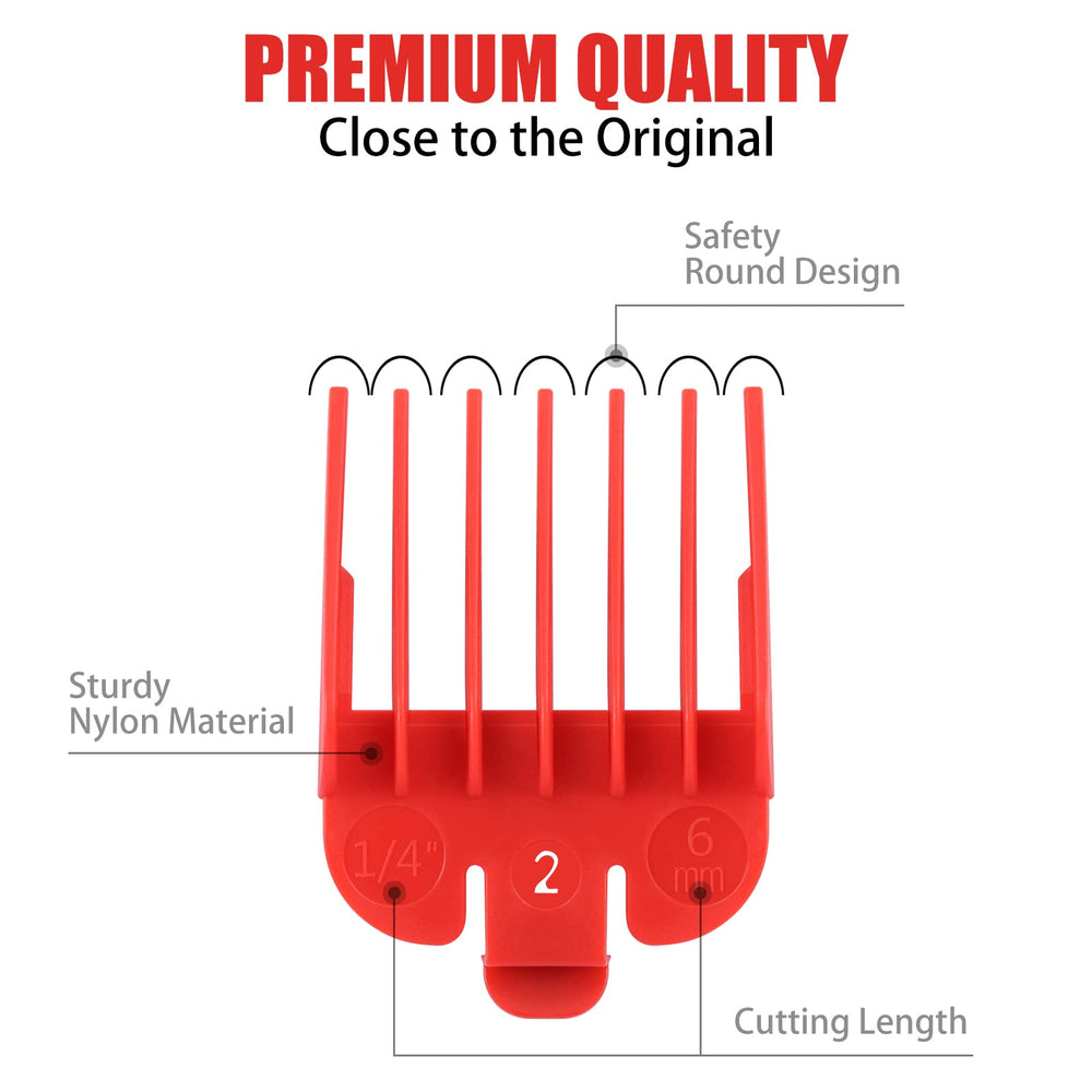 Dicuyeln clipper guards 2 pack suitable for longer guard settings.
