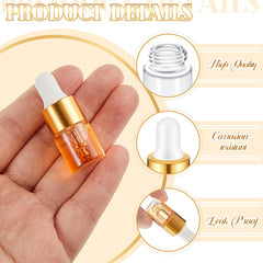 Didaey glass bottle with screw-cap ensures a secure seal.
