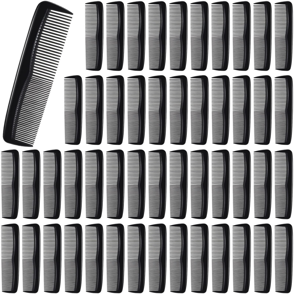 Didaey pocket combs in black for daily grooming of hair and beard.