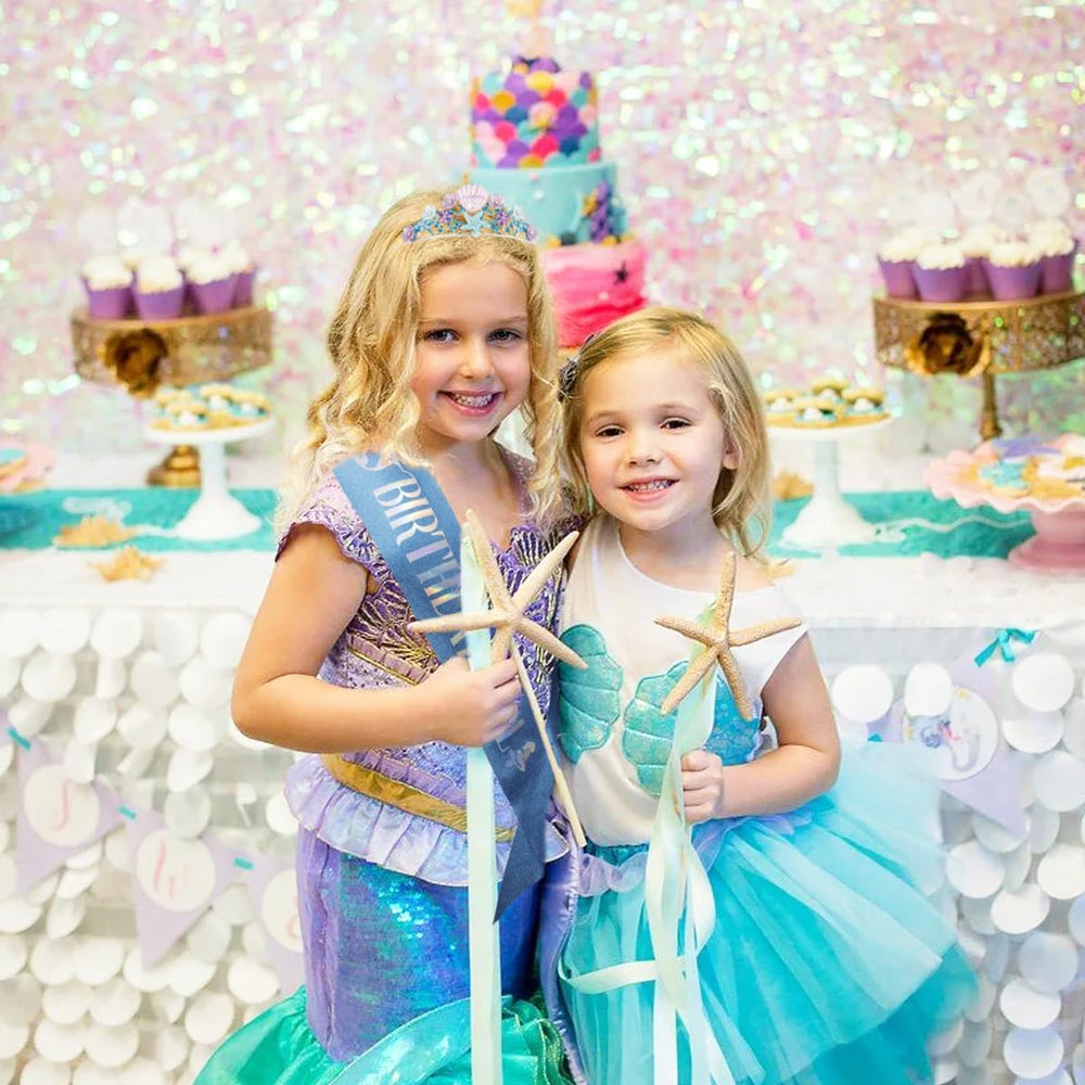 Conjunto sirena para niñas Didder, perfecto para fiestas y fotos.