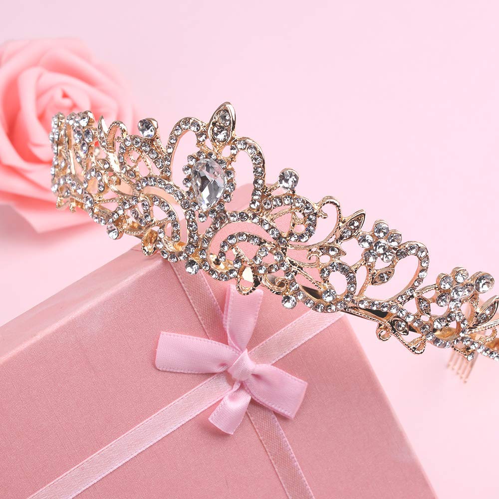 Didder tiara con peines para un peinado estable durante el evento