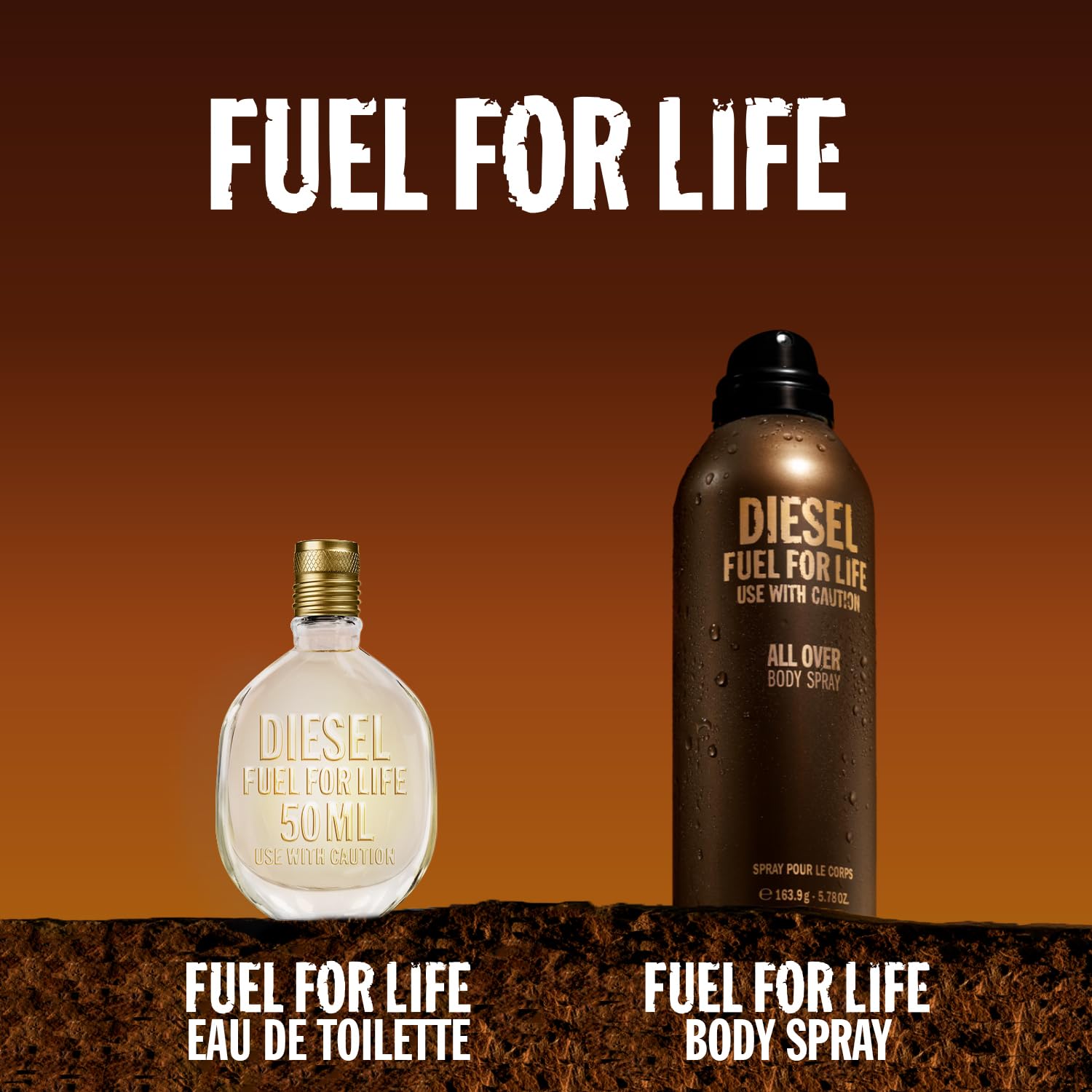 Diesel Fuel For Life application demonstrates easy spray for quick refresh.