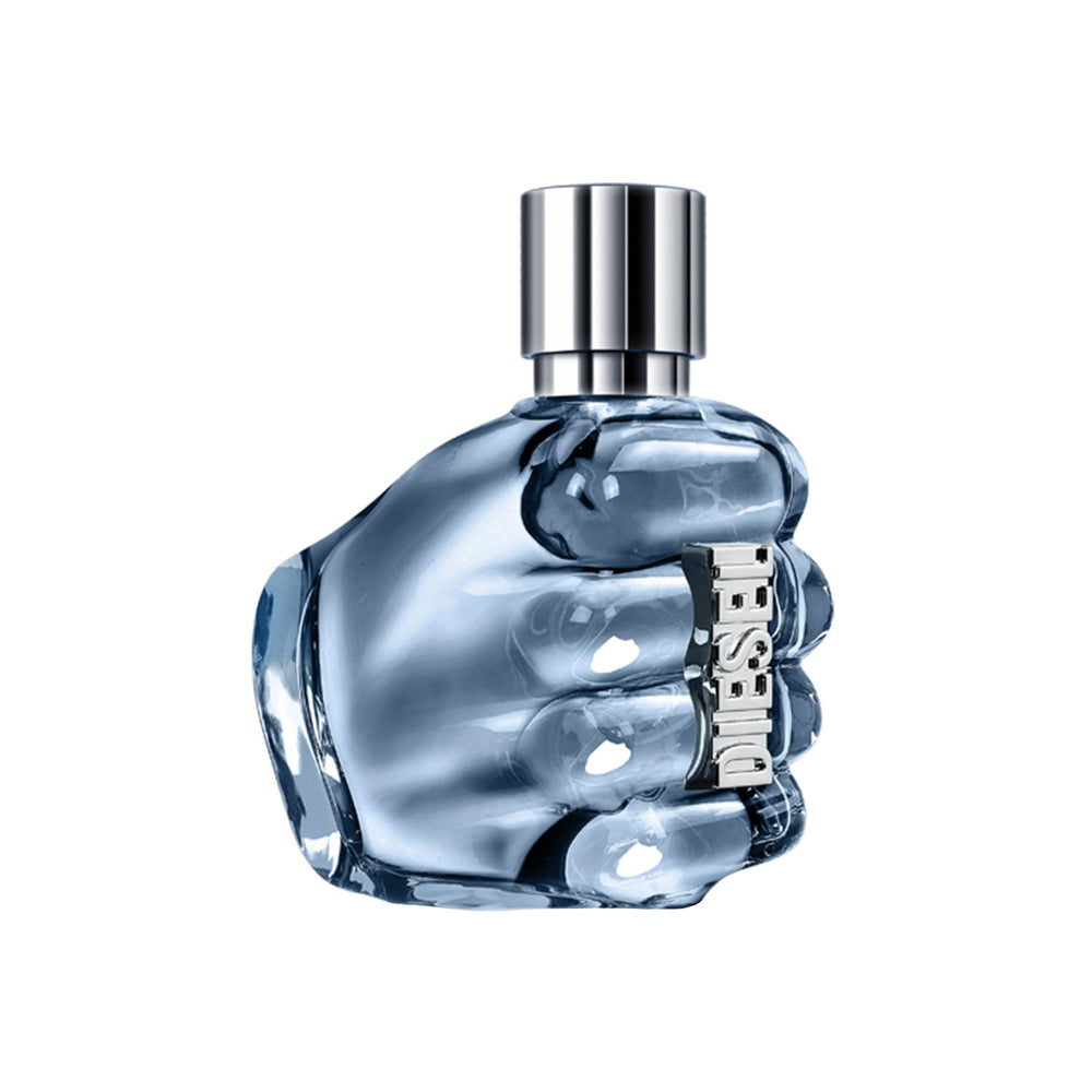 Diesel Only the Brave bottle front view with iconic clenched-fist design for bold style.