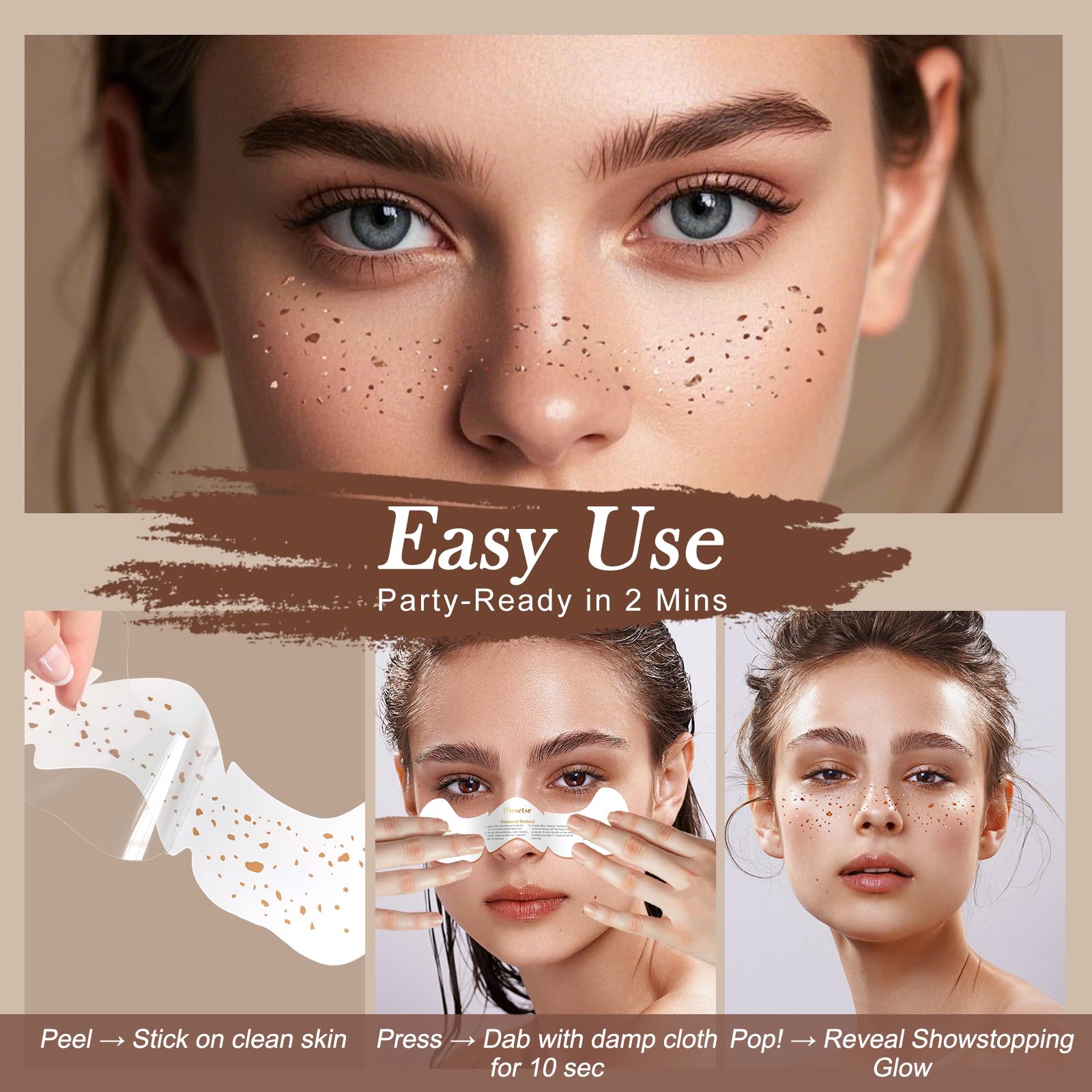 Diesetsr Easy removal freckle tattoos protect skin after wear