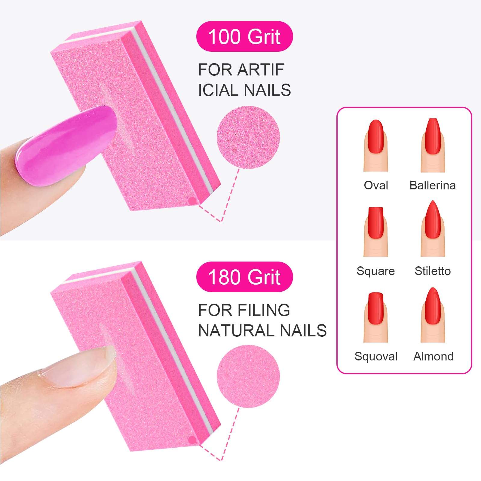 Diesisa buffer block pink side angle showing compact design for home use