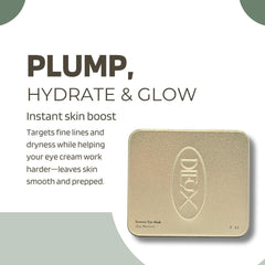 Dieux Forever Eye Mask absorption highlights enhanced product delivery to skin