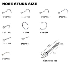 Pistola de perforación nasal desechable DIEWEISIMI para uso en casa.