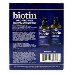 Difeel Biotina Pro-Crecimiento Shampoo con dispensador, práctico para aplicación.