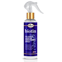 Difeel Biotina Pro-Crecimiento: botella de 8 oz para uso diario.