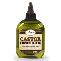 Difeel aceite de ricino para pelo, vertido suave y cómodo.