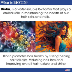 Difeel oil drop close up highlighting natural biotin formula