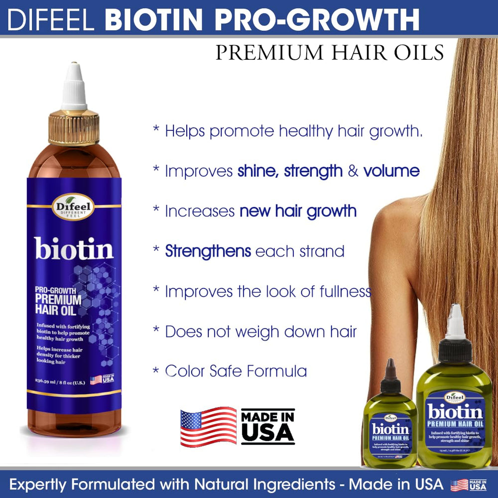 Difeel Progrowth hair application scene shows smooth distribution on lengths.