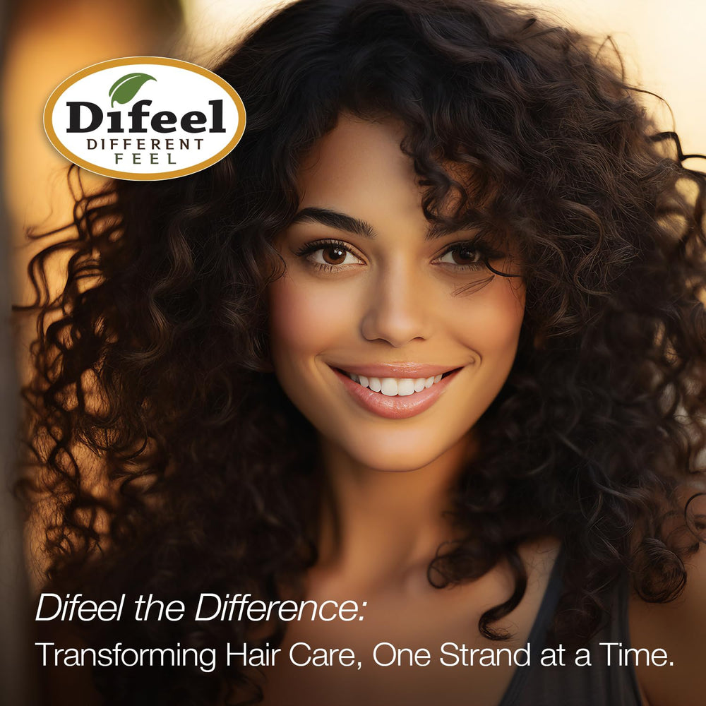 Difeel Progrowth length visual suggests enhanced manageability and strength.