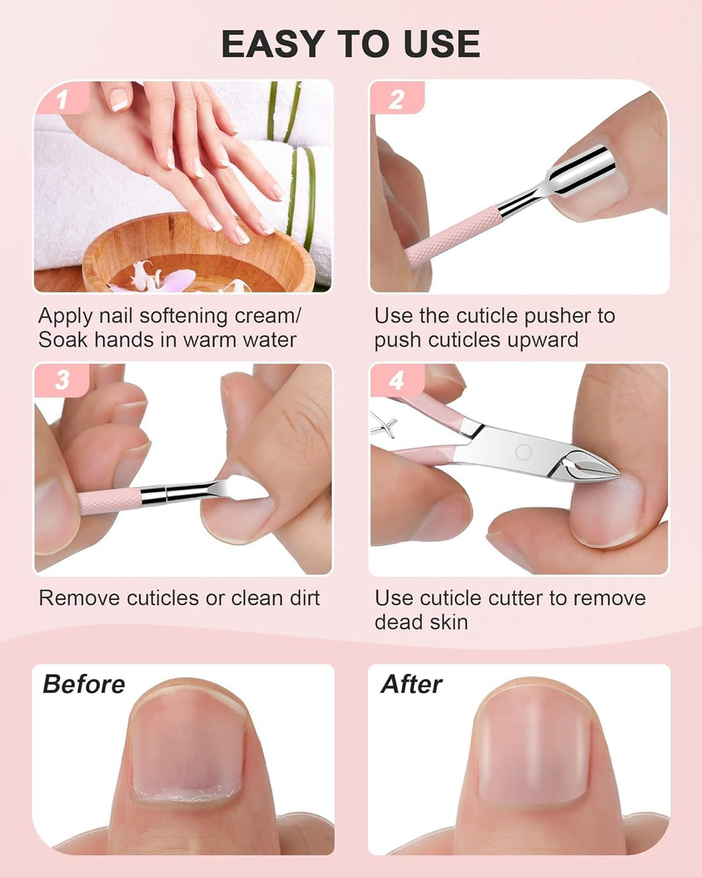 Difenni anti slip lever on nail clippers improves grip during use
