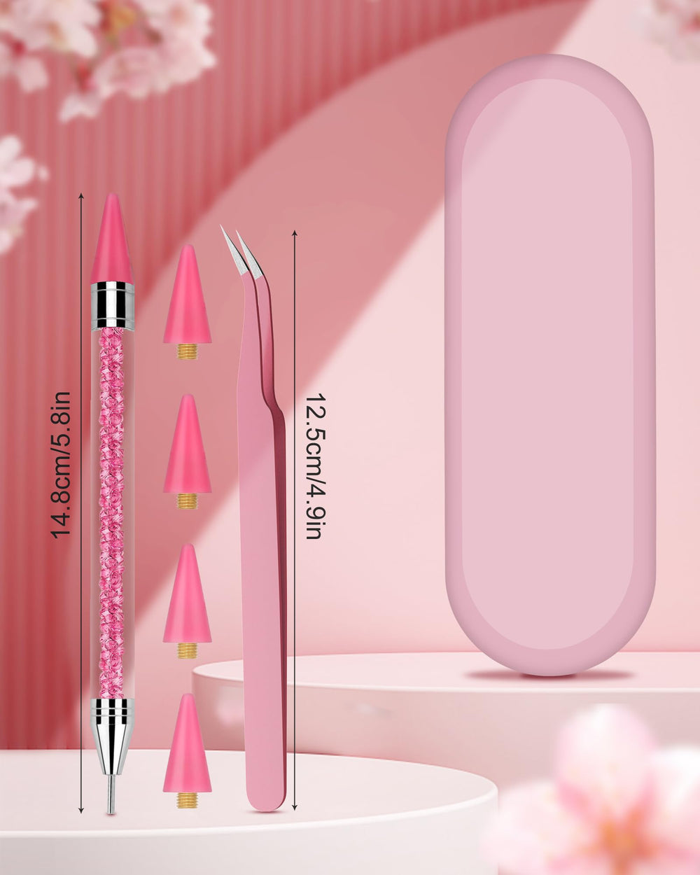 Difenni diamond art picking action demonstrates ease of use.