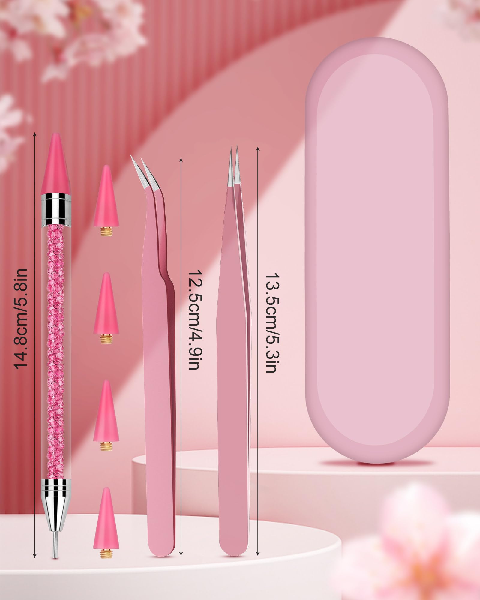 Difenni in-use rhinestone picker demonstrates steady stone placement.