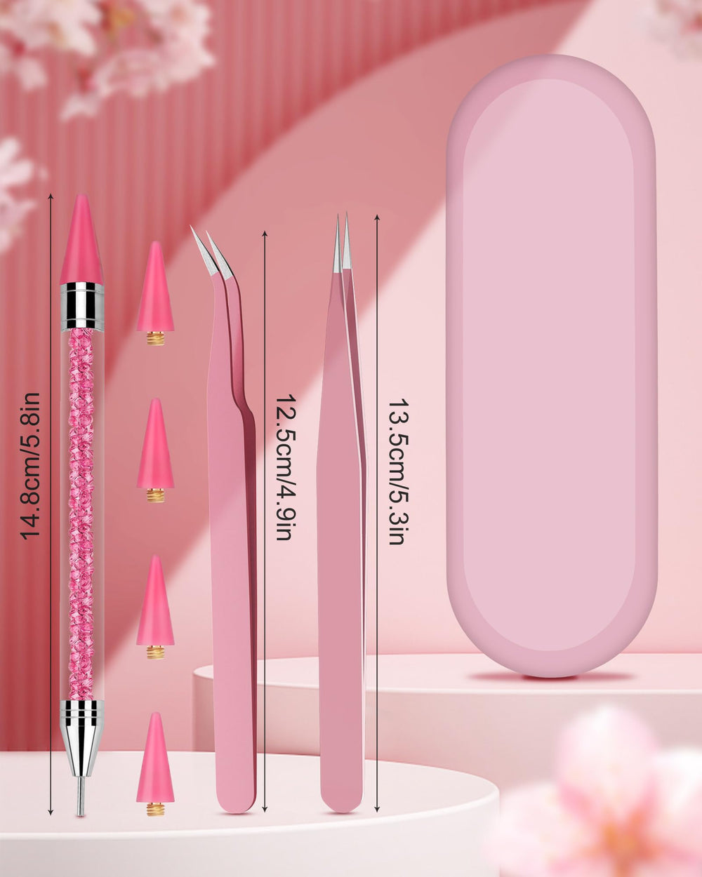 Difenni in-use rhinestone picker demonstrates steady stone placement.