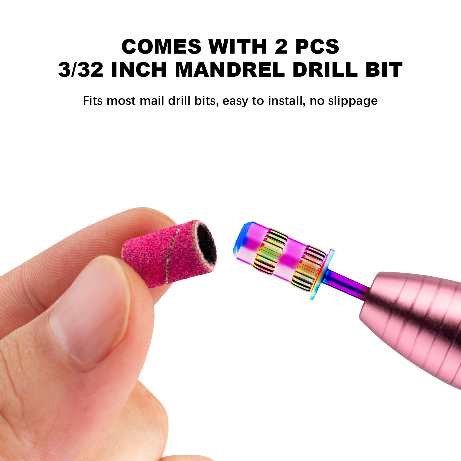 Difenni 3/32 inch mandrel bits for versatile drill compatibility.