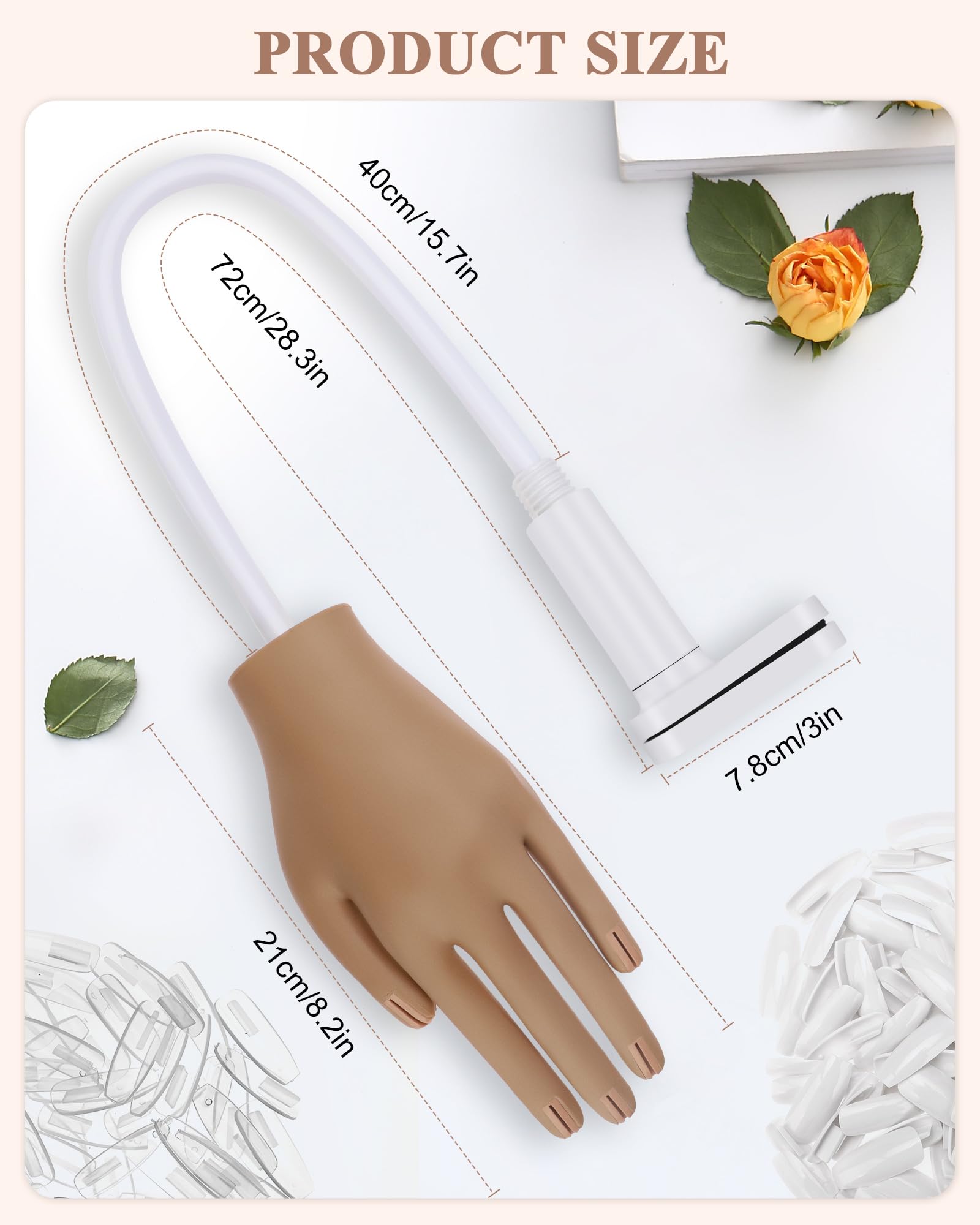 Difenni nail art tools kit with brushes, clippers, buffers.