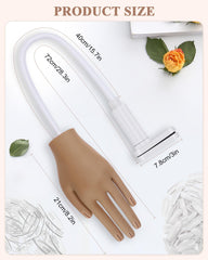 Difenni nail art tools kit with brushes, clippers, buffers.