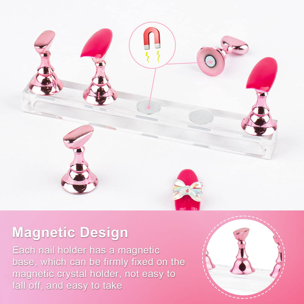 Difenni Nail Stands packaging includes two pink sets ready for use