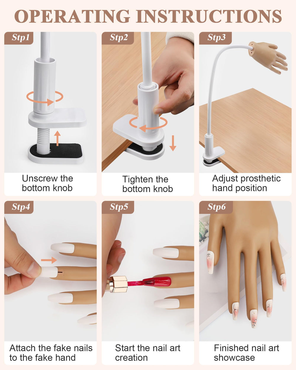 Difenni practice nails 200-pcs pack for varied drills.
