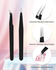 Difenni double head design shown for picking and pressing rhinestones smoothly.