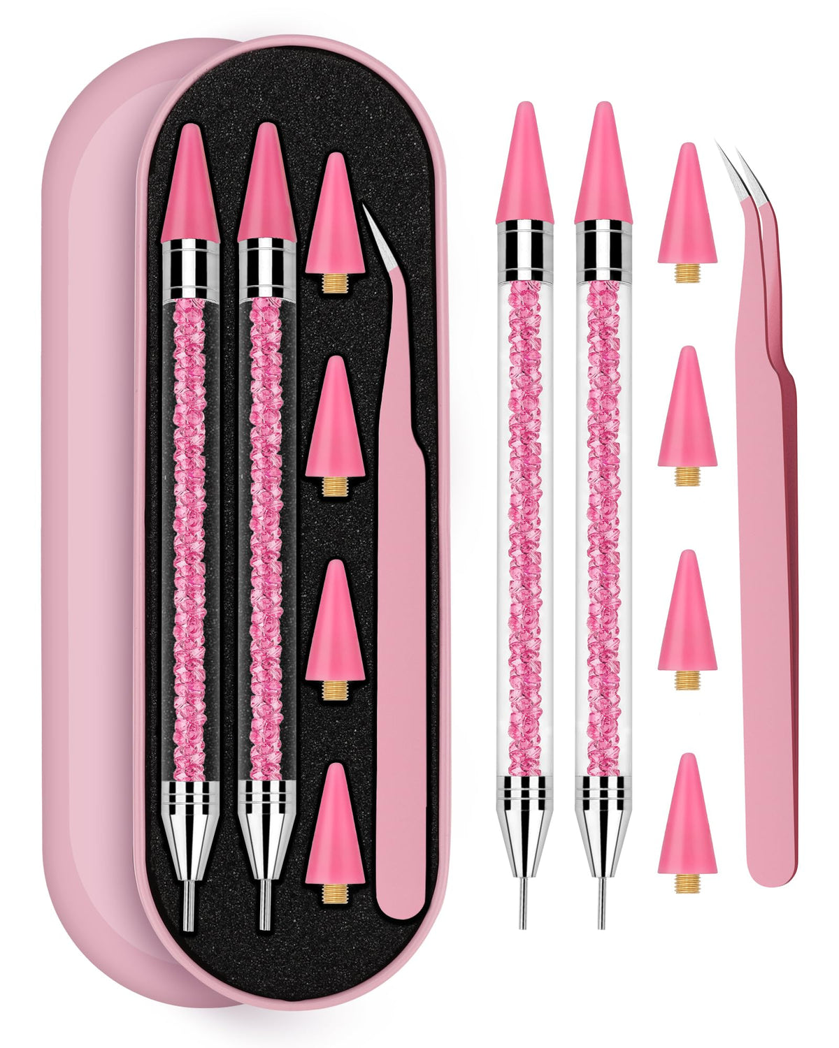 Difenni rhinestone picker tool dual-head for precise stone placement.