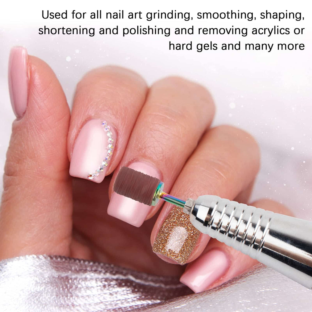 Difenni sanding bands 100-grit blue for fine smoothing in nail art