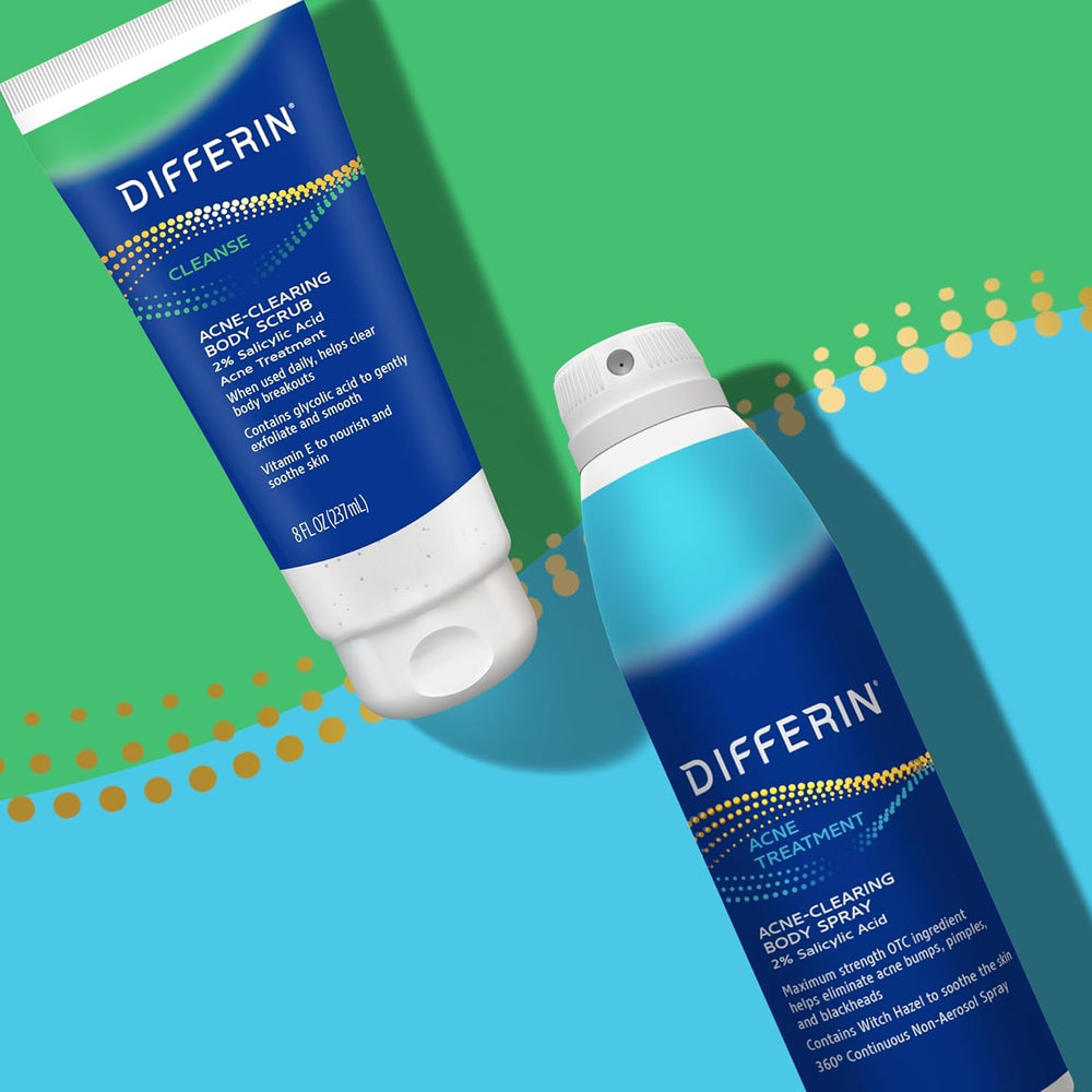 Differin Cuerpo uso diario: ideal para rutina diaria de cuidado corporal.