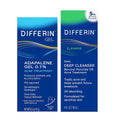 Differin Acne Skin Care Kit — 0.1% Adapalene Gel + 5% Benzoyl Peroxide Cleanser