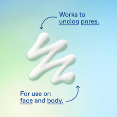 Differin dual-action formula highlights oil absorption and gentle moisture.