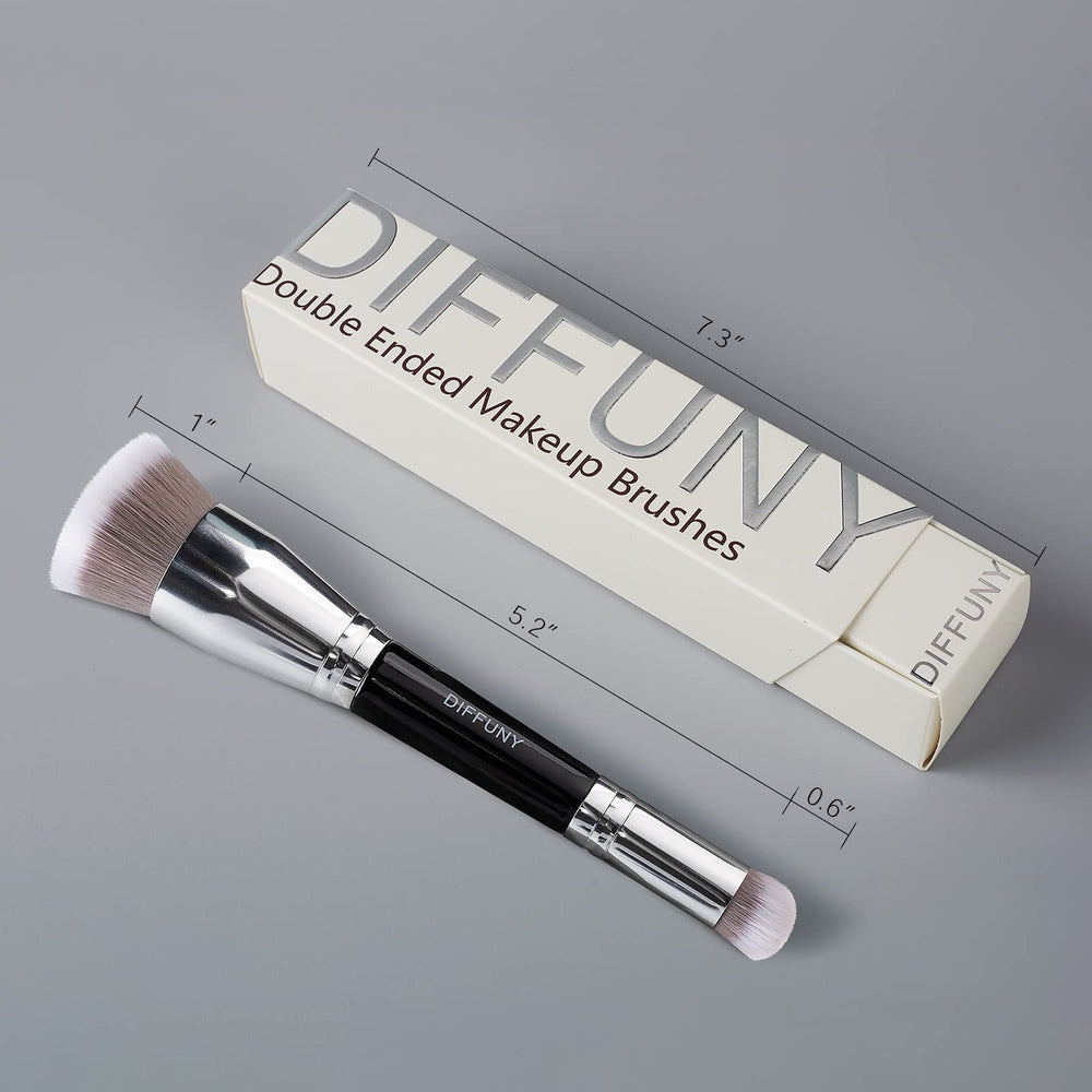 DIFFUNY concealer brush with tapered tip for precise spot coverage
