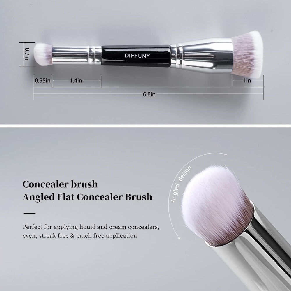 DIFFUNY synthetic bristles resist shedding and clean easily