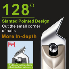 DIGNITY slanted edge blades for clean cuts on thick nails