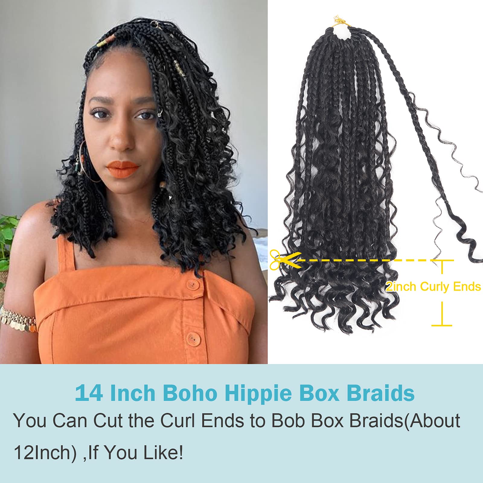 Diha Natural-looking finish with curly ends for versatile styling.