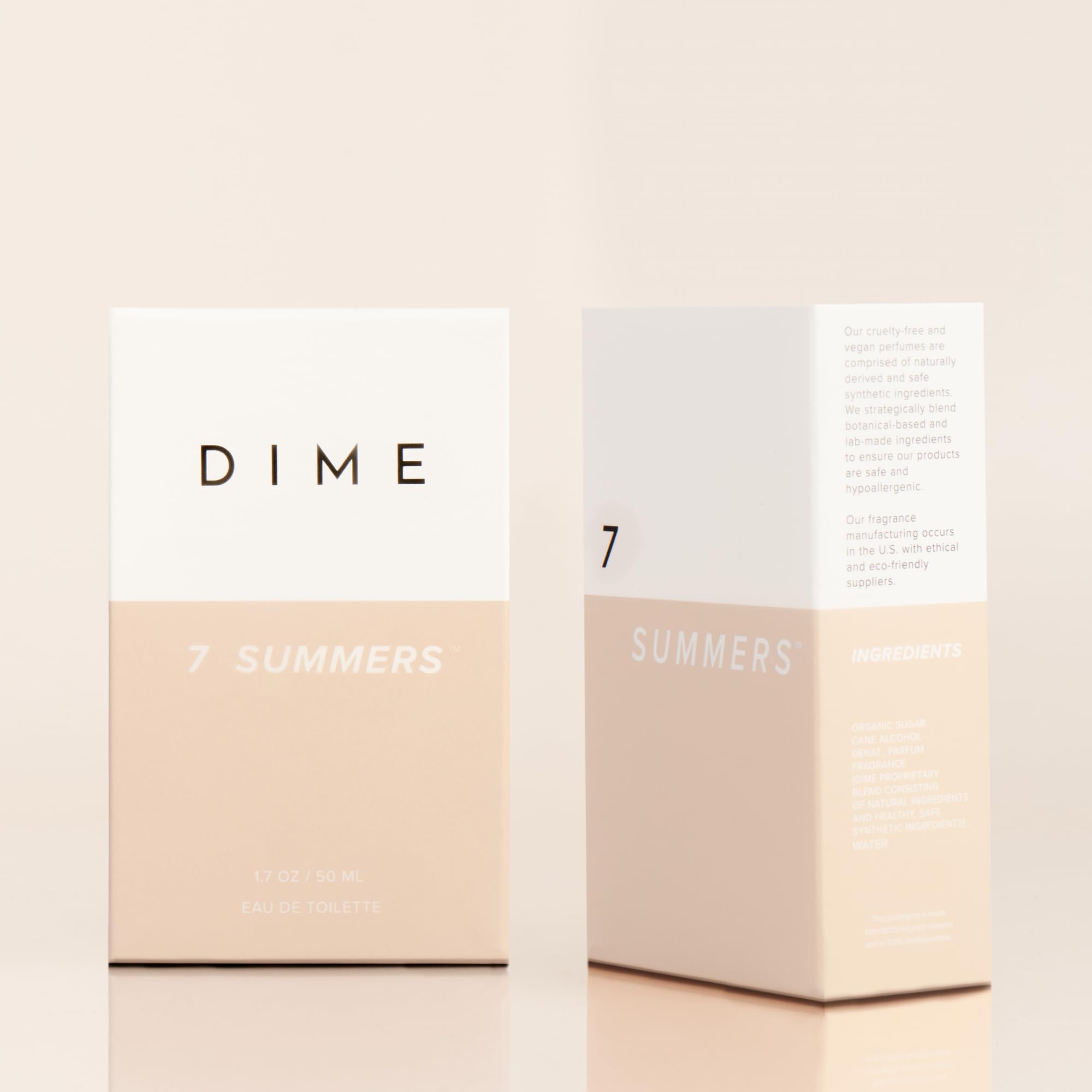 DIME Beauty 7 Summers authentic appearance promises a premium fragrance experience.