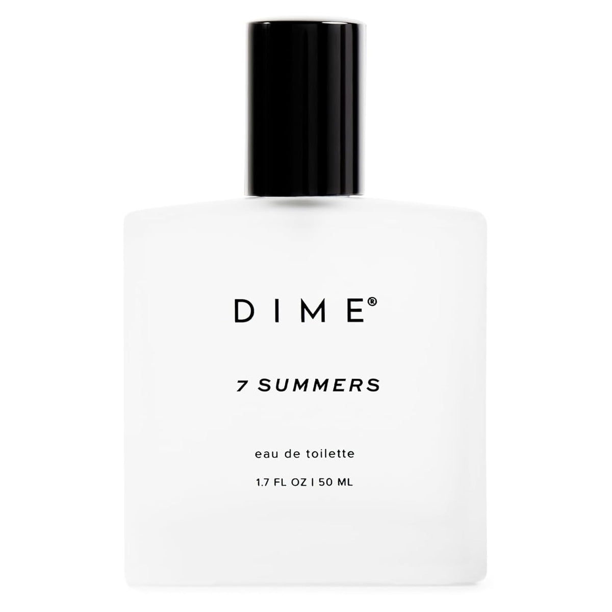 DIME Beauty 7 Summers bottle front, ideal for daily elegance.