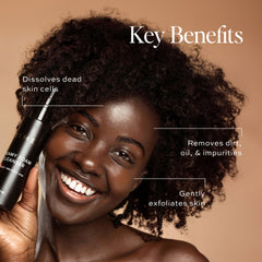 DIME Beauty Creamy Foam Cleanser label closeup shows vegan and cruelty-free promise.