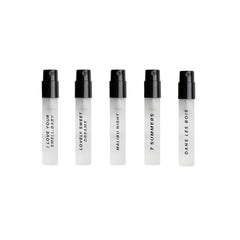 DIME Beauty Perfume Sampler five-fragrances on display for discovery.