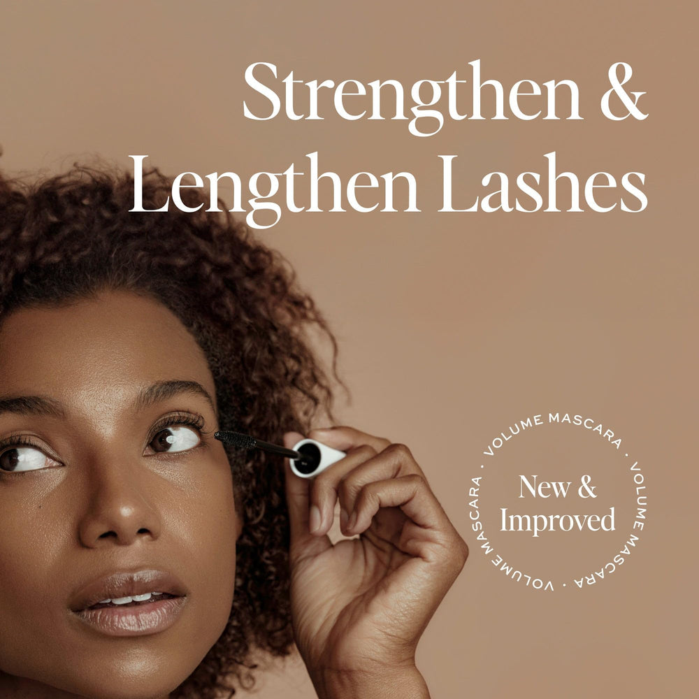 DIME Beauty Volume Mascara full lashes look with natural to dramatic enhancement.