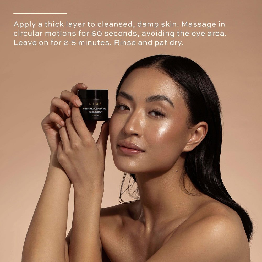DIME Beauty packaging emphasizes recyclable materials and ethical ingredients.