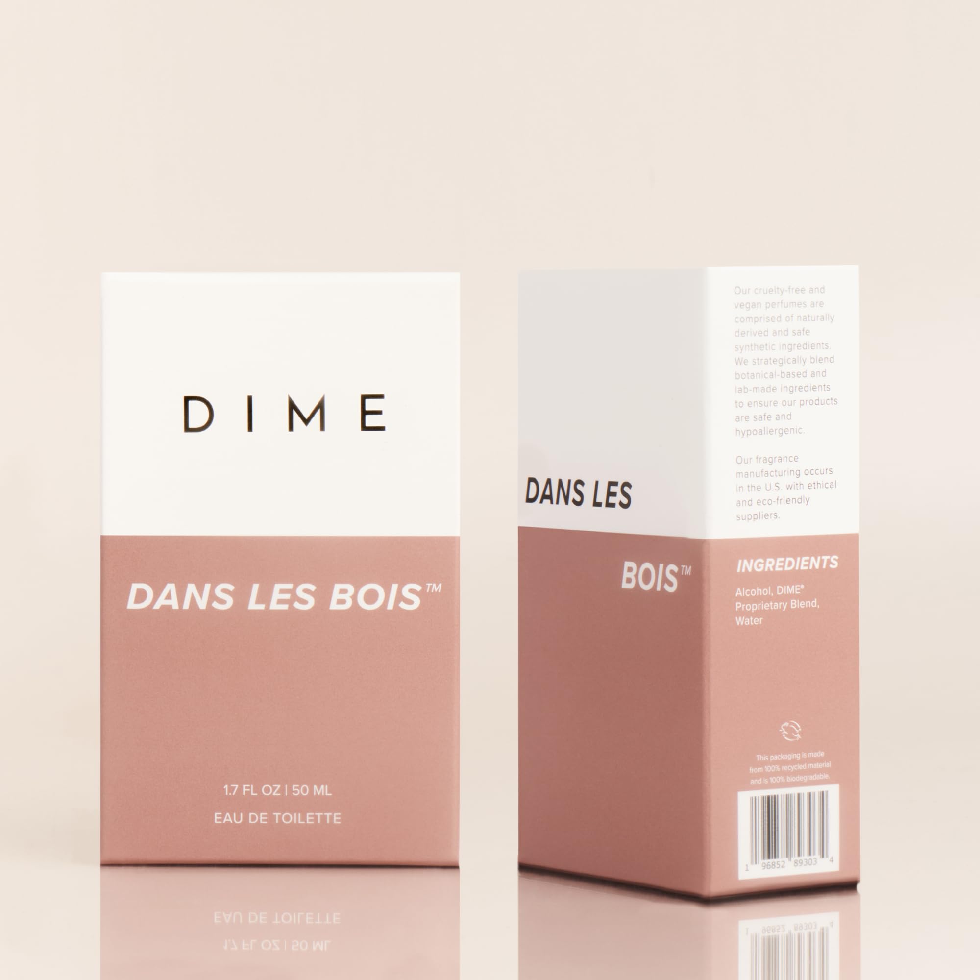 Applied daily, DIME Dans Les Bois pairs well with casual or formal outfits