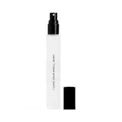 DIME I Love Your Smell Baby bottle front view, light floral fragrance.