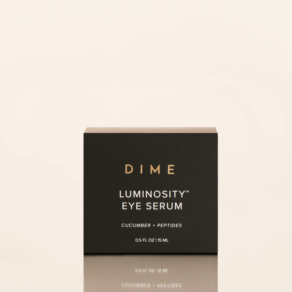 Eco-friendly packaging and vegan formula reflect DIME's sustainable approach.