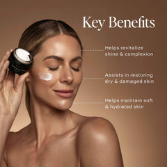 DIME Restorative Night Cream sea buckthorn visual emphasizing natural nourishment.